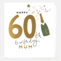 Happy 60th Birthday Mum Card