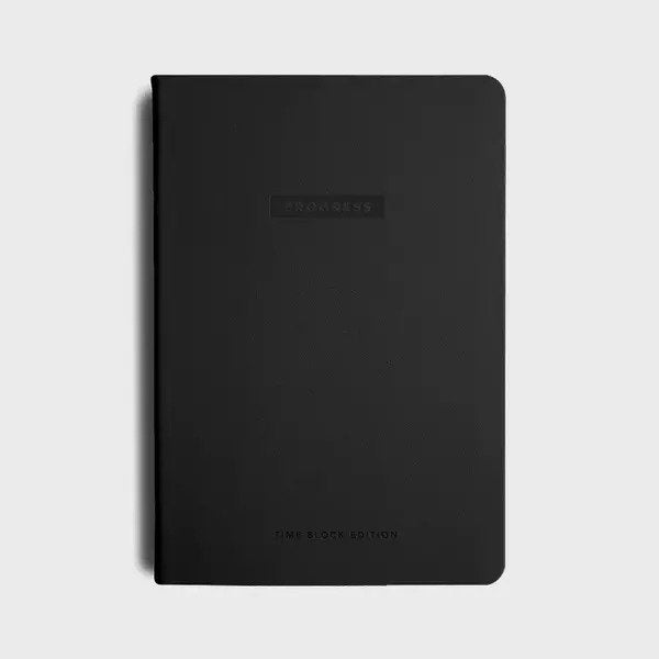 MiGoals Time Block Progress A5 Journal Black