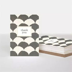 Mono Pattern Thank You Card Pack