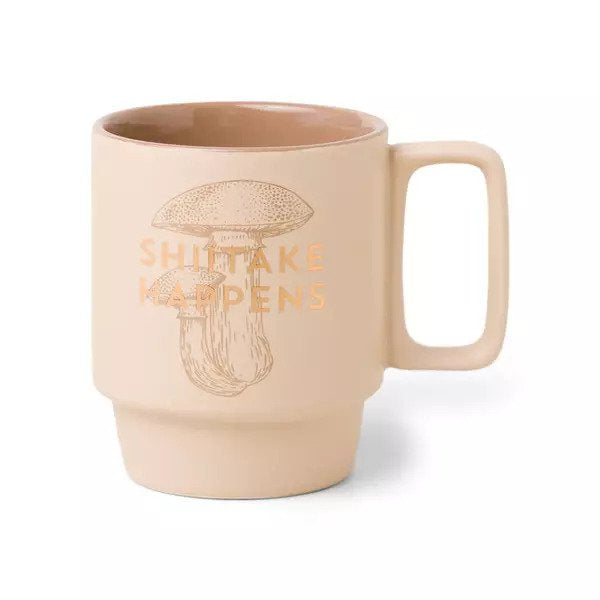 'Shiitake Happens' Ceramic Mug