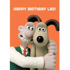 Happy Birthday Lad Wallace & Gromit Card
