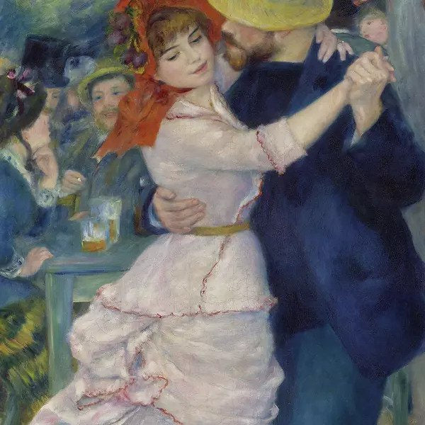 Dance at Bougival Art ickles Mini Card
