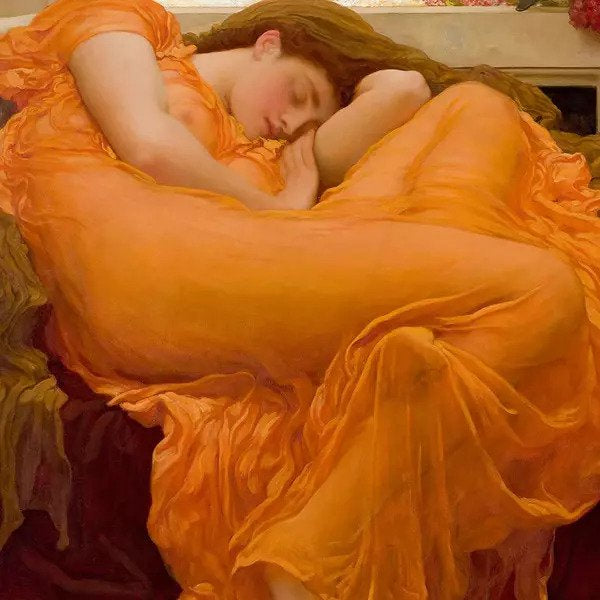 Flaming June Art - Ickles Mini Card