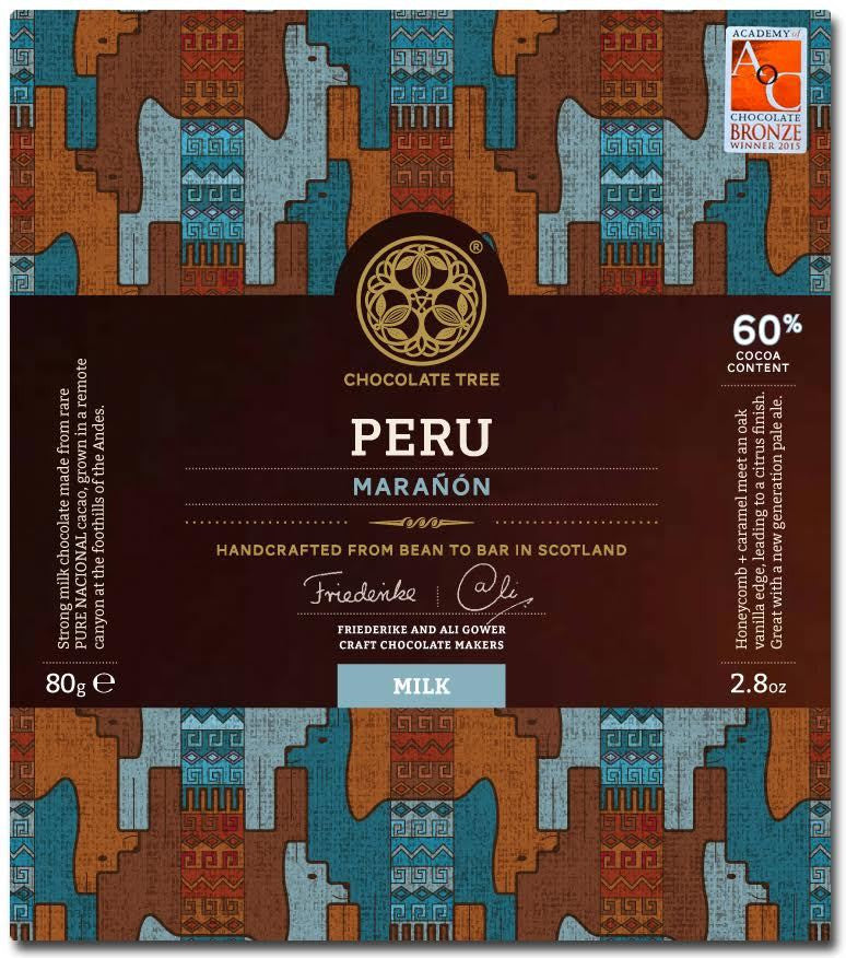 Bean to Bar Milk Chocolate Peru Maranon 60%