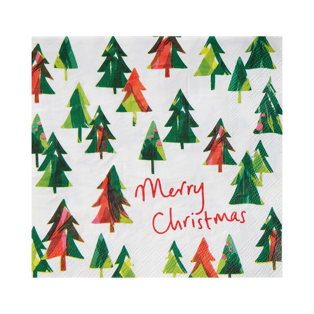 Eco Napkin Merry Christmas Tree