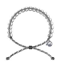 4Ocean Shark Awareness Grey and White Bracelet