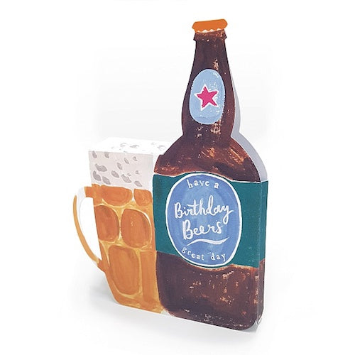 Birthday Beers 3D Card