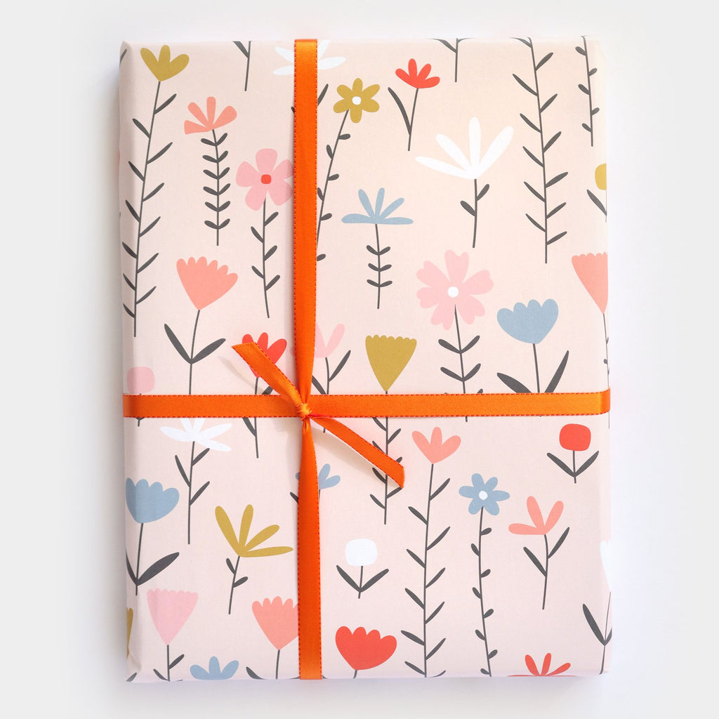 Pink Floral Sheet Wrap