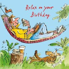 Relax on Your Birthday Card
