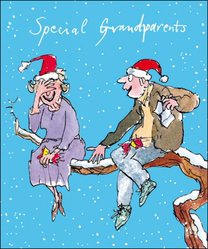 Quentin Blake Special Grandparents Christmas Card