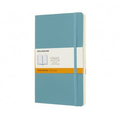 Moleskine Large Soft Back Ruled Notebook Reef Blue