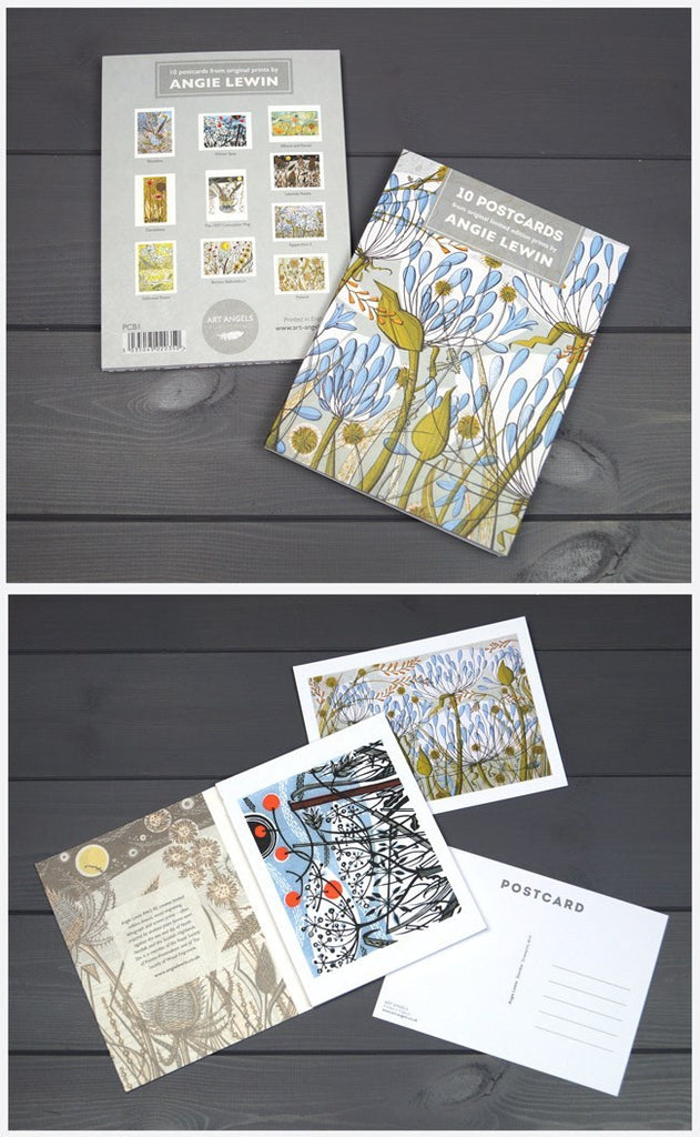 Angie Lewin Postcard Book Pack of 10