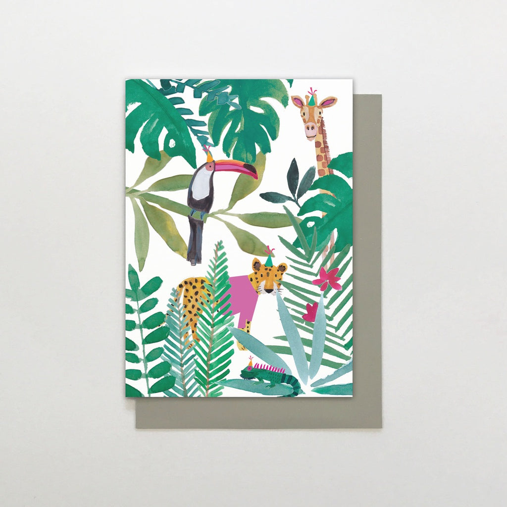 In the Jungle Animals Card