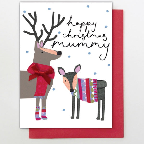 Mummy Reindeers Card