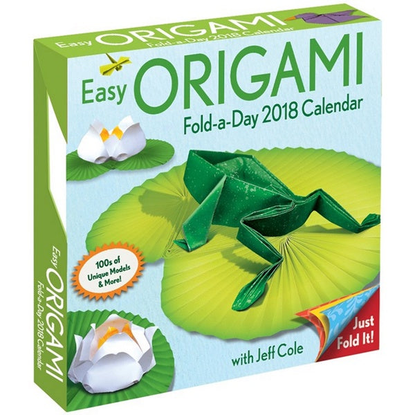 2018 Easy Origami Fold-a-Day Craft Calendar