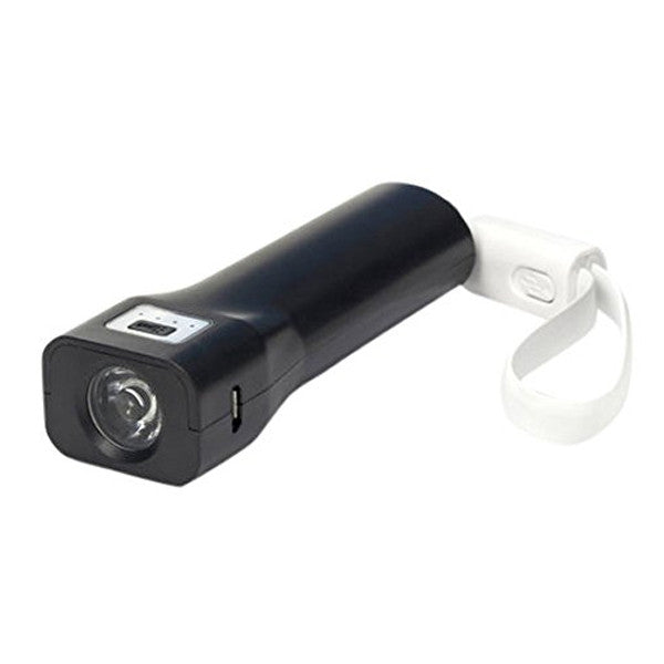 Black Rescue Torch and Power Bank
