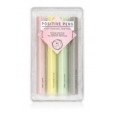 We Live Like This Positive Pens Set of 4