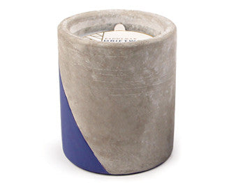 Urban Driftwood & Indigo Concrete Pot Candle 12oz