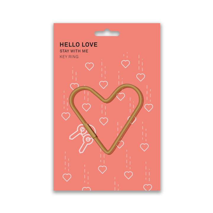 Hello Love Key Ring