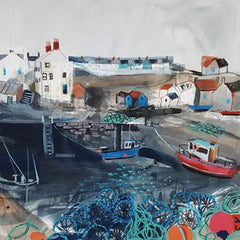 St Abbs Blue Creels Card