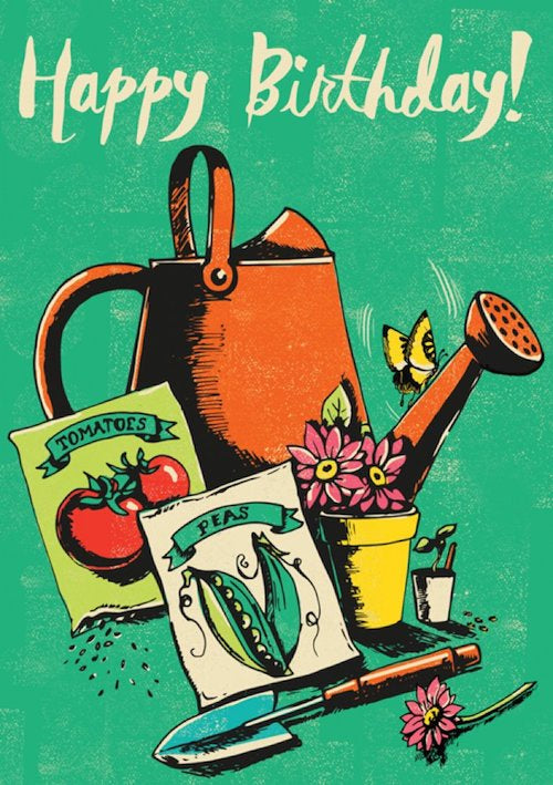 Happy Birthday Gardener Card - Paper Tiger
