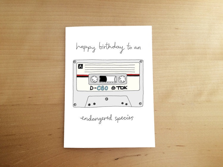 Happy Birthday To An Endangered Species Card