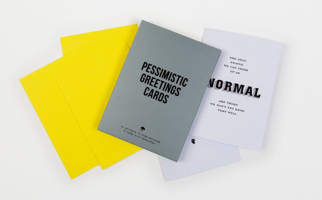 Pessimistic Greetings Cards Pack of 5
