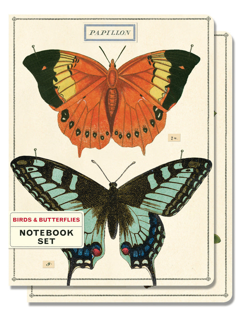 Birds and Butterflies Notebook Set