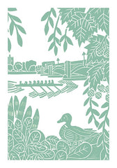Rowing on the River Thames Card