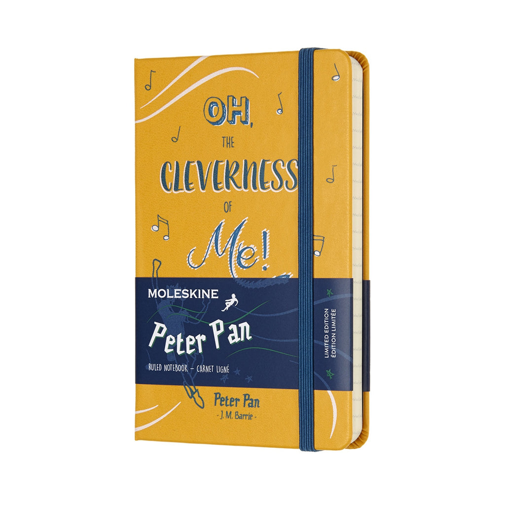 Limited Edition Peter Pan Pocket Ruled Moleskine Notebook Yellow