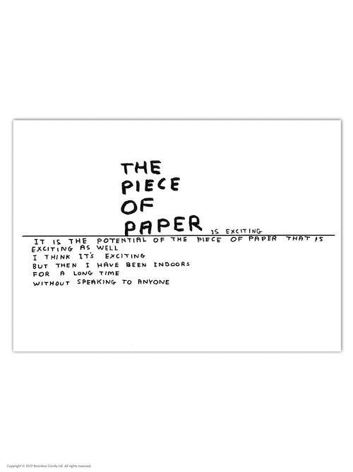 The Piece of Paper Postcard