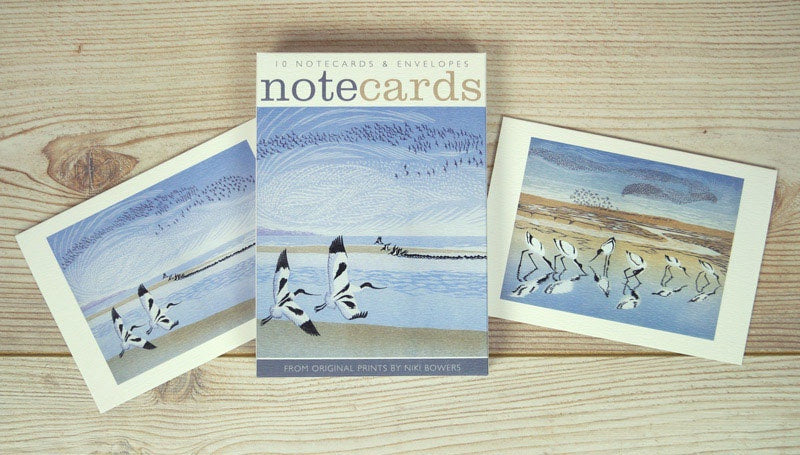 Niki Bowers Time and Tide Pack of 10 Notecards