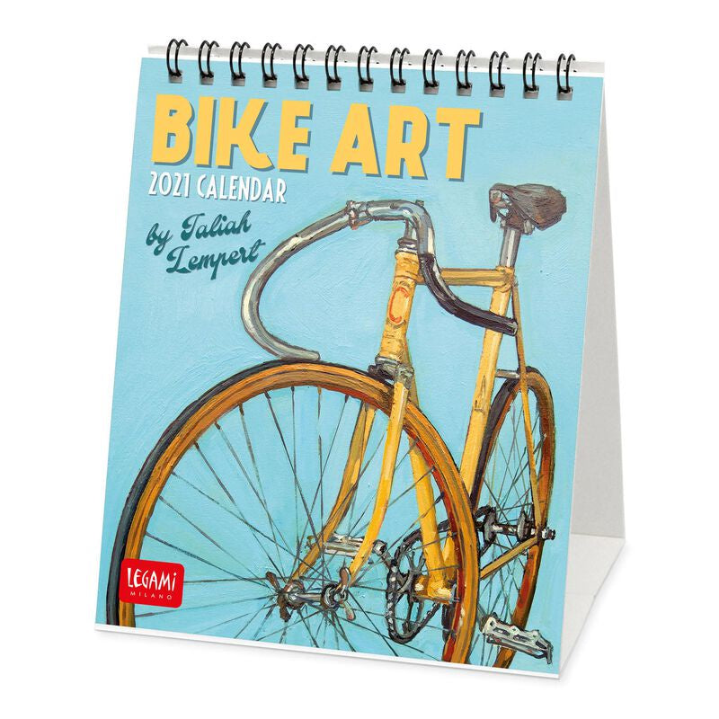 Bike Art 2021 Desk Calendar