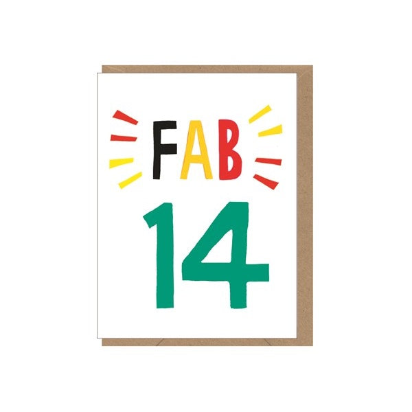 Fab 14 Card