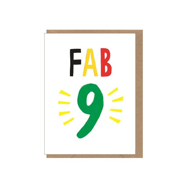Fab 9 Card