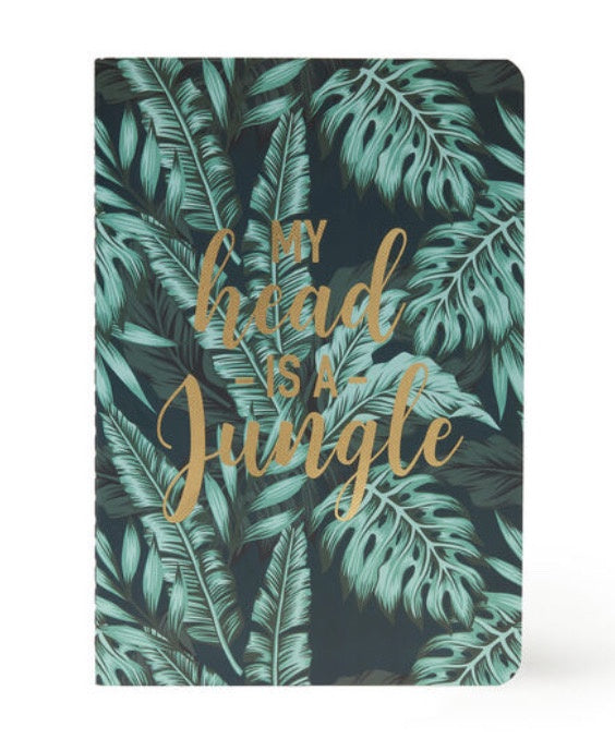 My Head is a Jungle A6 Ruled Notebook