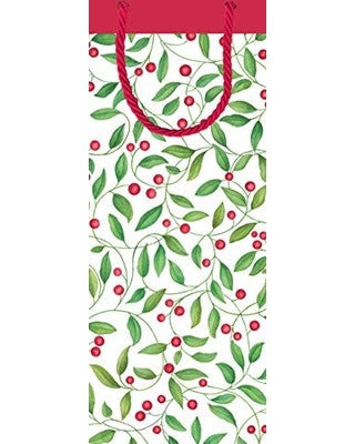Leaves & Berries Bottle Bag