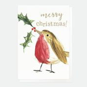 Painted Robin Pack Of 10 Christmas Cards