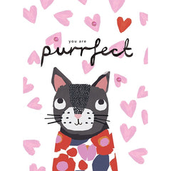 You Are Purrfect Cat Valentine's Card