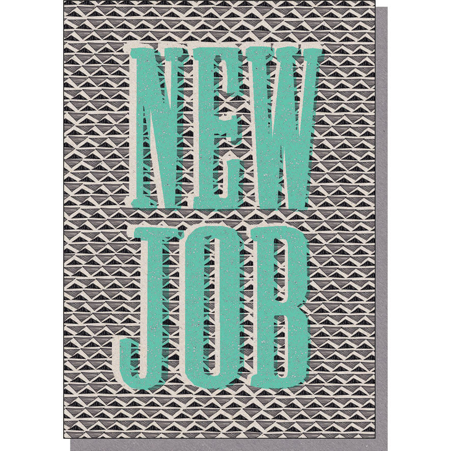New Job Card - Green Lettering