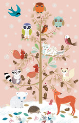 Critter Tree Christmas Card Pack of 8