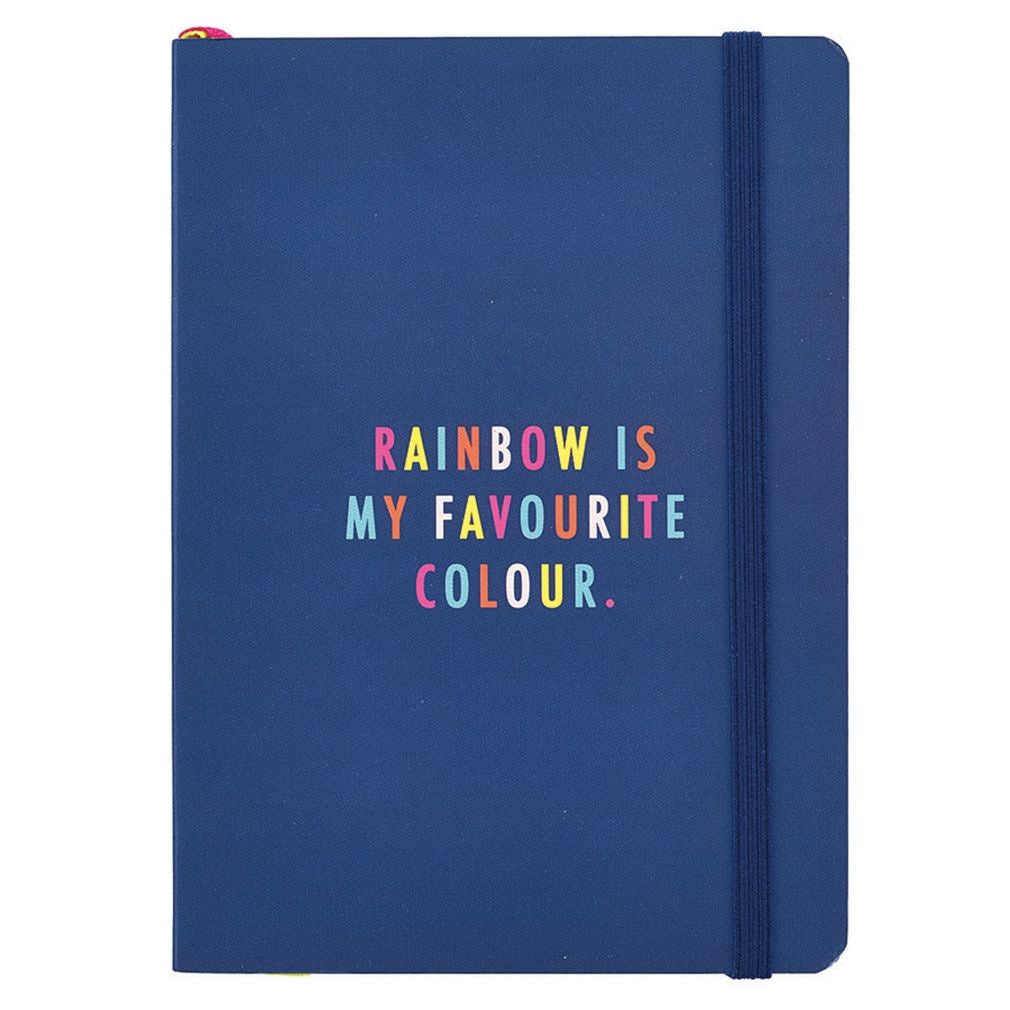 Rainbow Is My Favourite Colour Busy Life A6 Notebook