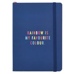 Rainbow Is My Favourite Colour Busy Life A6 Notebook