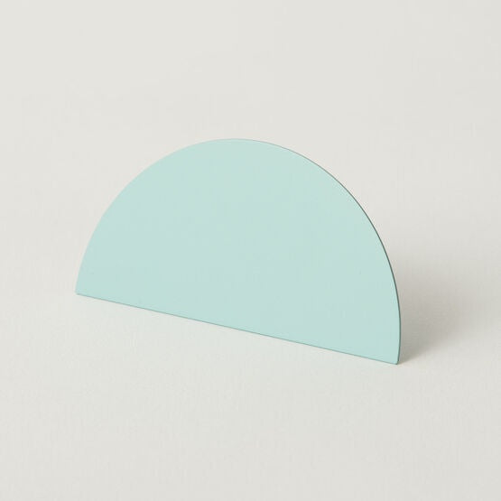 Photo Clip Semi Circle Blue