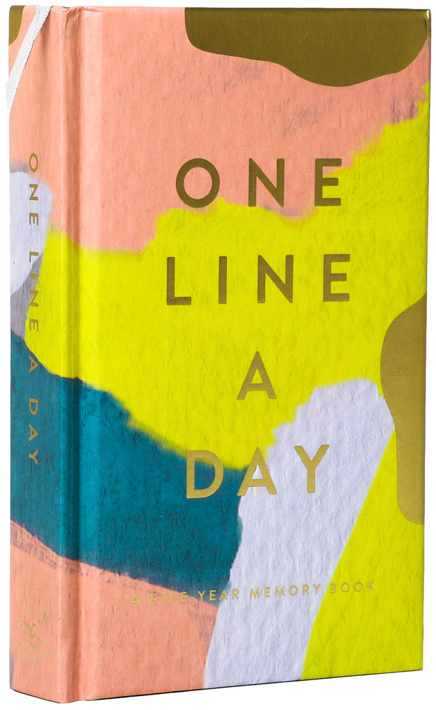 One Line a Day Five Year Memory Book Bright Cover