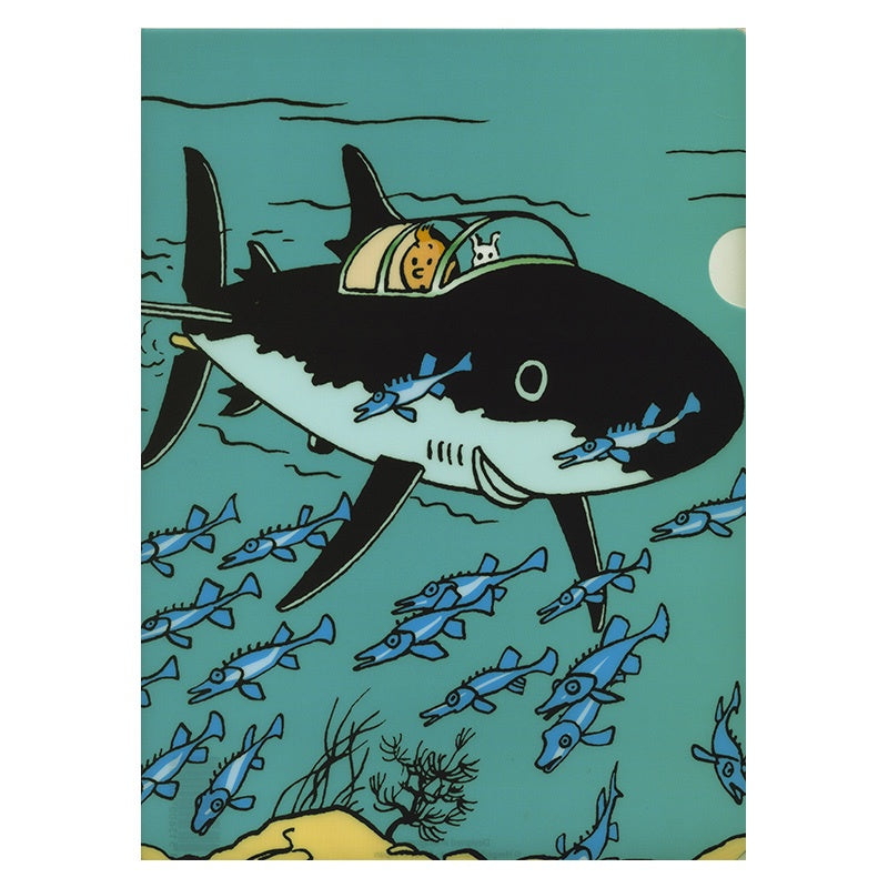 Shark Submarine A4 Plastic Sleeve