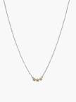 Three Star Necklace Gold