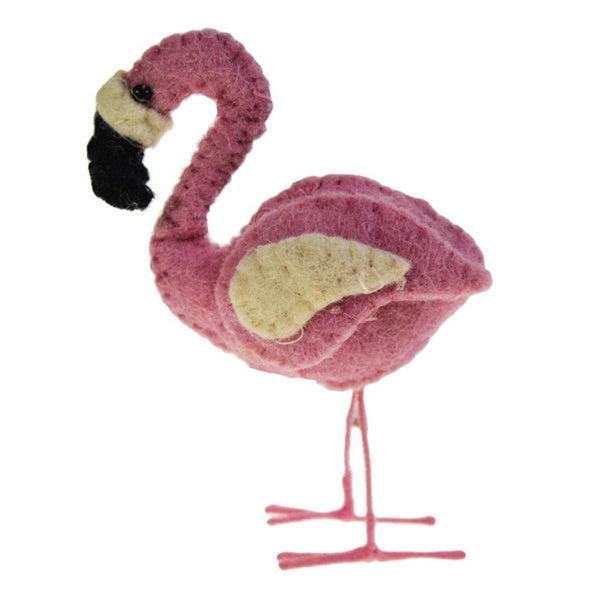 Felt Flamingo Decoration