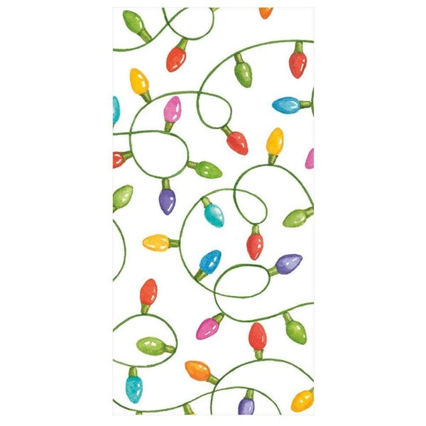 White Christmas Lights Pack of Tissues