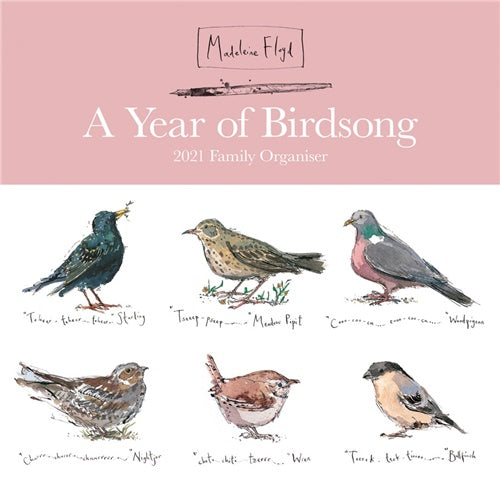 A Year Of Birdsong Family Wall Calendar 2021